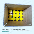 75% Alkohol Membasmi tisu kuman dalam tin